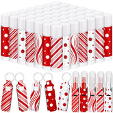 Siifert Christmas lip balms bulk with candy-themed wrappers ideal for gifting.