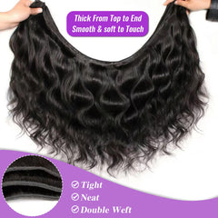 Silaiya 12A body wave bundles 22 inch pack delivering long, seamless integration with own hair.