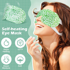 Silicherry steam eye mask warms to 42°C for about 40 minutes.