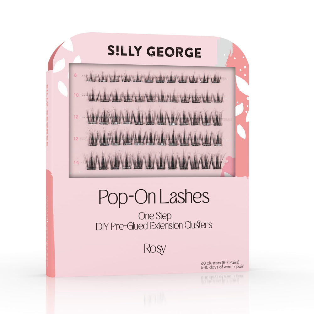 Silly George Pop-On Lashes pack-60 clusters for instant natural volume