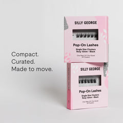 Silly George pre-glued option enables mess-free, at-home application.