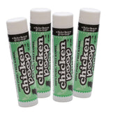 Simone Chickenbone lip junk pack front with four flavors for everyday lip care