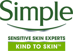 Simple cleansing facial wipes open pack with wipes visible for on-the-go use.