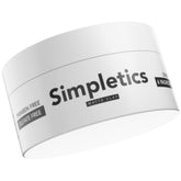Simpletics Hair Clay for Men bottle with vanilla scent for clean styling.