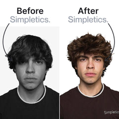 Simpletics Himalayan Sea Salt Spray mist shows lightweight hold for flexible styling.