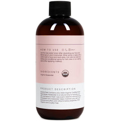 Simplified Skin Rose Water Spray Mist closeup showing pure organic hydration