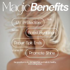 SIMPLY SMOOTH Magic Potion Original detangling action smooths knots with ease