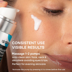 SimplyVital airless-pump packaging illustrates mess-free dosing for precise skincare