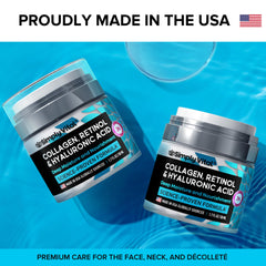 SimplyVital application on face and neck demonstrates even spread and quick absorption.