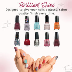 SinfulColors nail polish surprise box unboxing hints at a gift-ready mood booster.