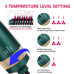 Sinperne 25mm curly hair brush creates defined curls with ease.