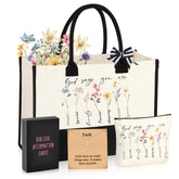 SiplyHaven tote bag with quote for everyday carry and encouragement.
