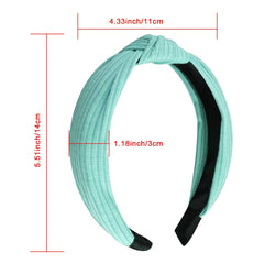 SIQUK top knot headband crimson satin wrap for parties