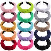 SIQUK top knot headband pink satin wrap for daily wear