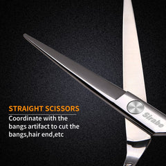 Sirabe thinning shears with 29 teeth for natural texture thinning.