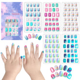 SIUSIO Mermaid Beach nails with glitter gradient for playful dress-up
