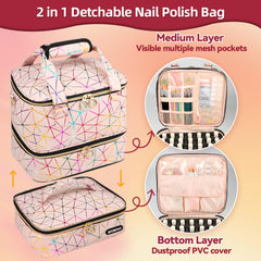 SIYNPAV upper pocket section keeps brushes and tools organized