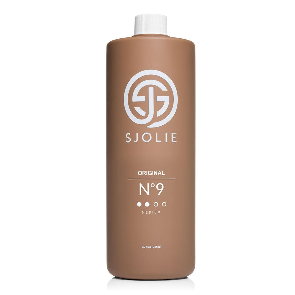 SJOLIE Sunless No.9 bottle front for radiant, even tan results.