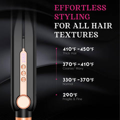 SKIMI Airflow Styler floating titanium plates for smooth glide and even heat