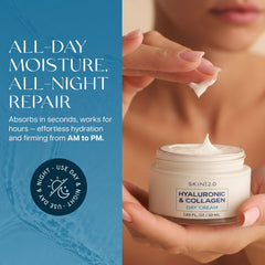 Skin 2.0 texture close-up demonstrates creamy hydration and smooth feel.