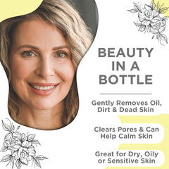 Skin Nation Scrubalicious Exfoliator texture closeup highlights glycolic acid and jojoba beads.