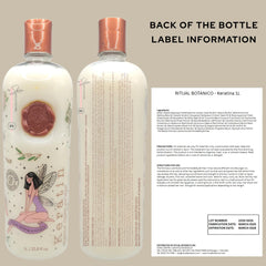 Skin Revolution Ritual Botanico keratin-application demonstrates even distribution for smooth results.