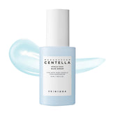 SKIN1004 Hyalu-Cica Blue Serum bottle shows hydrating formula for deep moisture.