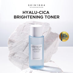 SKIN1004 Hyalu-CICA Brightening Toner bottle pour action highlights easy application