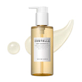 SKIN1004 Madagascar Centella Light Cleansing Oil bottle shown for gentle makeup removal.