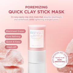SKIN1004 Poremizing Stick Mask pink clay close-up showing oil control for clear skin.