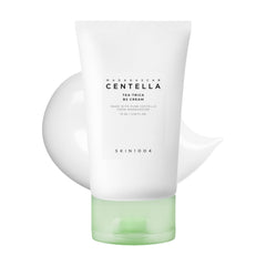 SKIN1004 Tea-Trica B5 Cream tube closeup for soothing, hydrating facial care