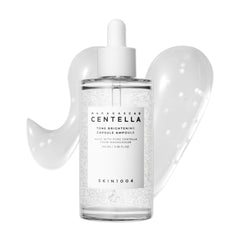 SKIN1004 Tone Glowing Capsule Ampoule bottle shows Niacinamide and Tranexamic Acid for radiant skin
