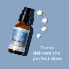 Skin Daily Niacinamide Serum pump dispense enables precise, mess-free application.