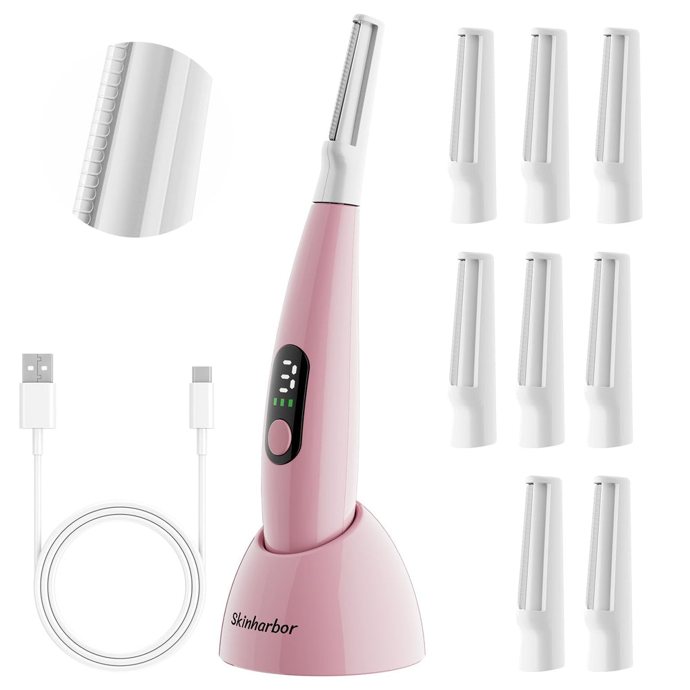Skinharbor Sonic Dermaplane Tool closeup highlighting ergonomic design for gentle exfoliation