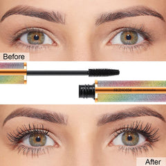 SKINOSM mascara wand brushing lashes for smooth application