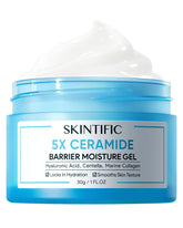 SKINTIFIC 5X Ceramides barrier cream packshot highlights daily hydration for all skin types