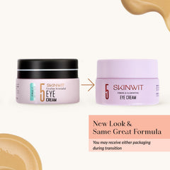 SKINWIT packaging image showing new design for long-lasting eye-care ritual.
