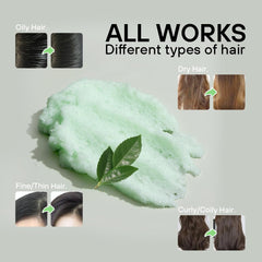 Skirifine Tea Tree Scalp Scrub bottle emphasizes tea tree oil for cleansing buildup.