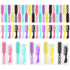 Skourvut hair brush and combs bulk 50-piece packaging for easy donations to shelters.
