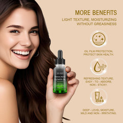 SKSOYT facial oil application for deep hydration and glow