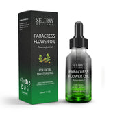 SKSOYT paracress oil bottle close-up for smooth, nourished facial skin