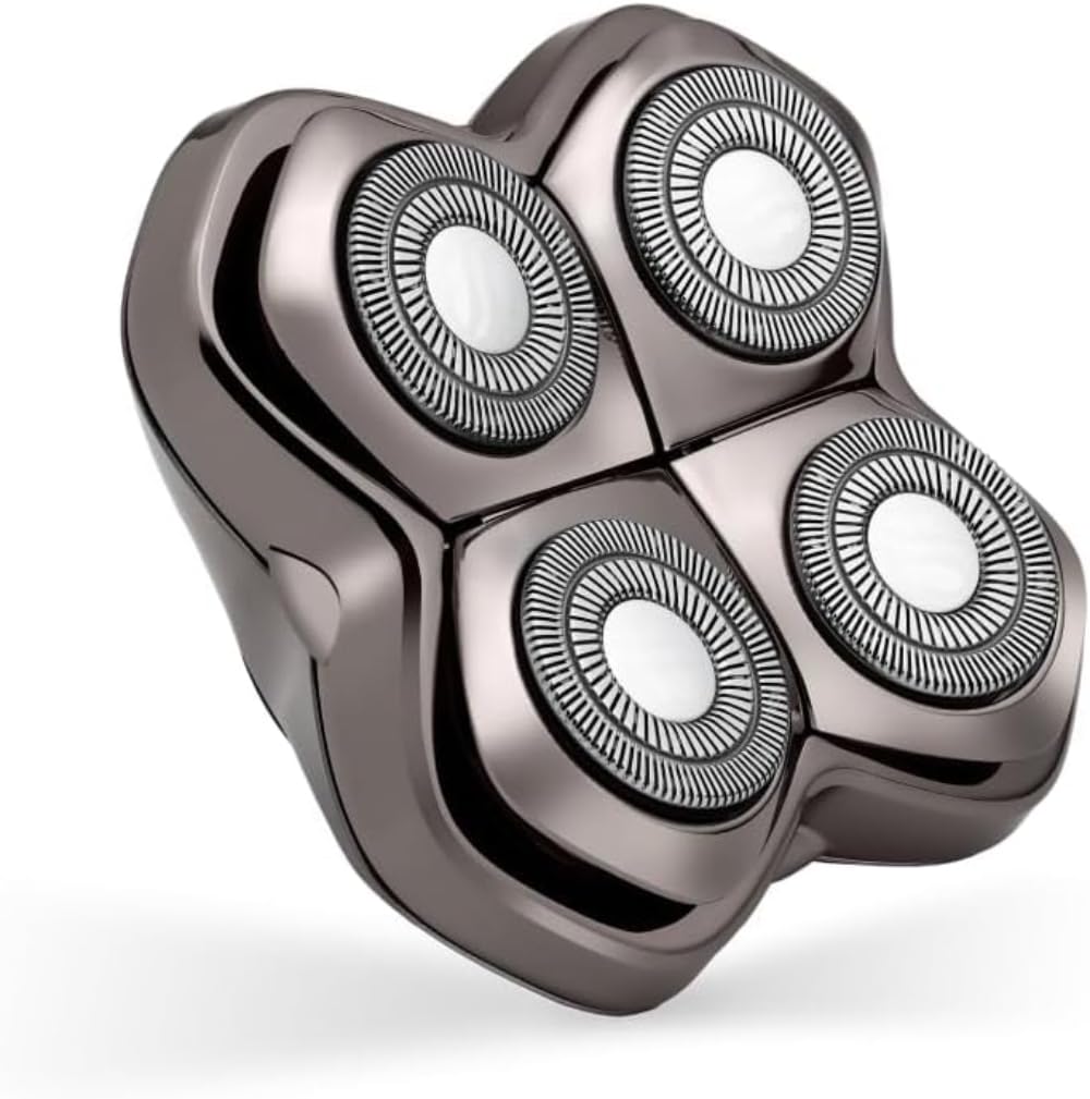 Skull Shaver Carver PRO 4 Head Blade close-up for a sharper, longer-lasting shave.