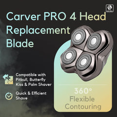 Compatible with Pitbull shaver for fast, responsive blade changes.