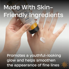 Sky and Sol Everything Cream ingredients label featuring grass-fed tallow and vitamins
