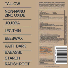 Sky and Sol reef-safe label shown for eco-friendly sun protection.