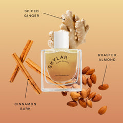 Skylar Fall Cashmere packaging box presenting gift-ready fragrance