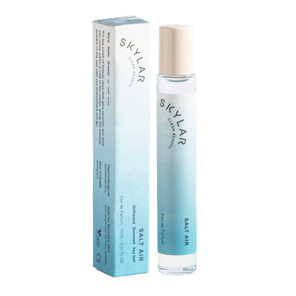 Skylar Salt Air bottle-front clean, versatile daily fragrance.