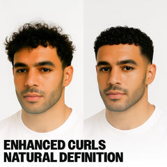 Slick Gorilla Curl Cream dispense action demonstrates easy-on application for daily styling.