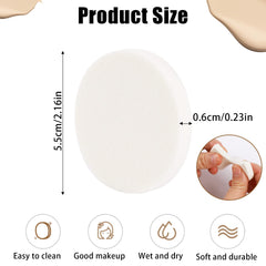 Sliverdew puff with 55mm diameter for precise foundation application