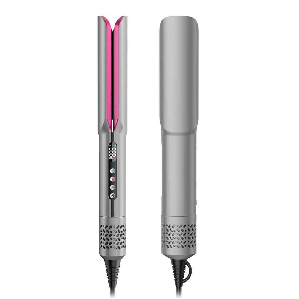 Slopehill 2-in-1 wet-dry function shows quick styling and frizz control.